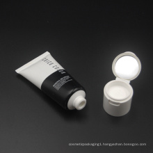 D30mm bb cream tube with Double Cap with Mirror and Aluminum cap